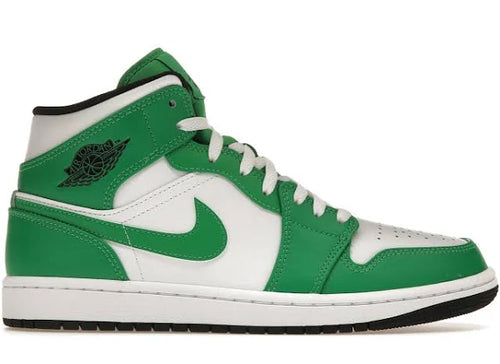 Jordan 1 mid lucky green